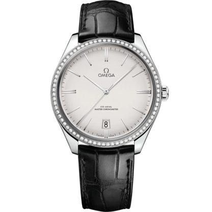 Omega De Ville Trésor 40 mm, Stahl mit Lederarmband 435.18.40.21.02.001