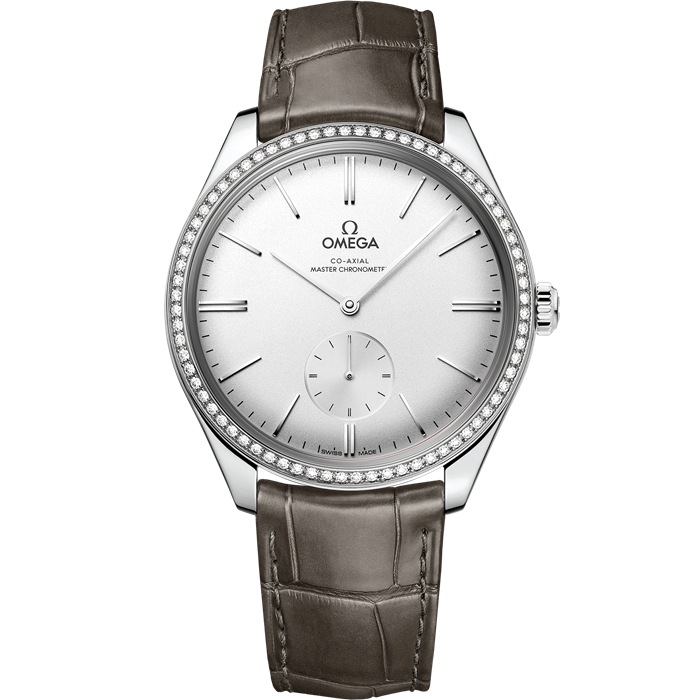 Omega De Ville Trésor 40 mm, Stahl mit Lederarmband 435.18.40.21.02.002