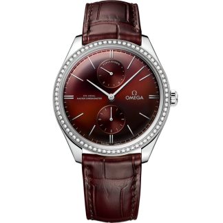 Omega De Ville Trésor 40 mm, Stahl mit Lederarmband 435.18.40.22.11.001