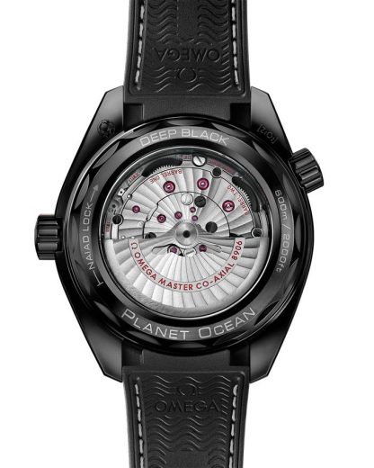 Omega Deep Black Seamaster Planet Ocean 600M 45,5 mm, Schwarze Keramik mit Kautschukband 215.92.46.22.01.001 – Bild 2