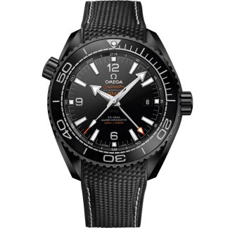 Omega Deep Black Seamaster Planet Ocean 600M 45,5 mm, Schwarze Keramik mit Kautschukband 215.92.46.22.01.001