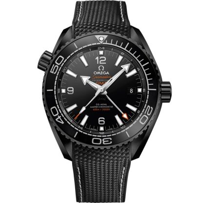 Omega Deep Black Seamaster Planet Ocean 600M 45,5 mm, Schwarze Keramik mit Kautschukband 215.92.46.22.01.001