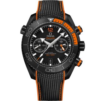 Omega Deep Black Seamaster Planet Ocean 600M 45,5 mm, Schwarze Keramik mit Kautschukband 215.92.46.51.01.001