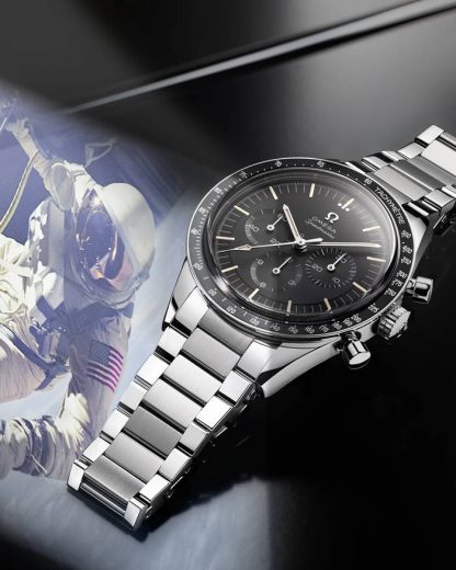 Omega Exklusiver Zugang Speedmaster Kaliber 321 39,7 mm, Stahl mit Stahlarmband 311.30.40.30.01.001 – Bild 4