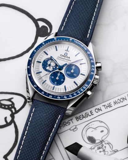 Omega Exklusiver Zugang „Silver Snoopy Award“ Speedmaster Jubiläumsreihen 42 mm, Stahl mit Beschichtetem Nylonarmband 310.32.42.50.02.001 – Bild 4