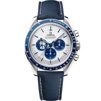 Omega Exklusiver Zugang „Silver Snoopy Award“ Speedmaster Jubiläumsreihen 42 mm, Stahl mit Beschichtetem Nylonarmband 310.32.42.50.02.001