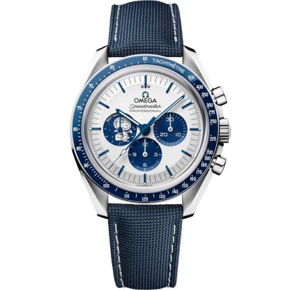 Omega Exklusiver Zugang „Silver Snoopy Award“ Speedmaster Jubiläumsreihen 42 mm, Stahl mit Beschichtetem Nylonarmband 310.32.42.50.02.001