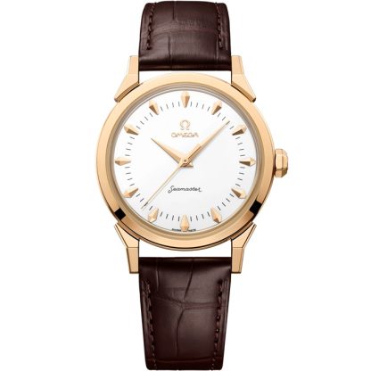 Omega Mailand‑Cortina 2026 Neu Seamaster 37mm 37 mm, Moonshine™-Gold mit Alligator 522.53.37.20.04.001