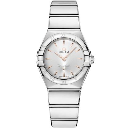 Omega Neu Constellation 25 mm, Stahl mit Stahlarmband 131.10.25.60.02.002