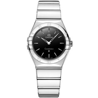 Omega Neu Constellation 28 mm, Stahl mit Stahlarmband 131.10.28.60.01.001