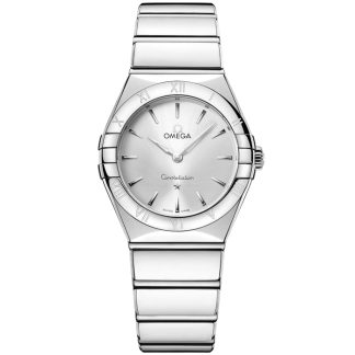 Omega Neu Constellation 28 mm, Stahl mit Stahlarmband 131.10.28.60.02.002