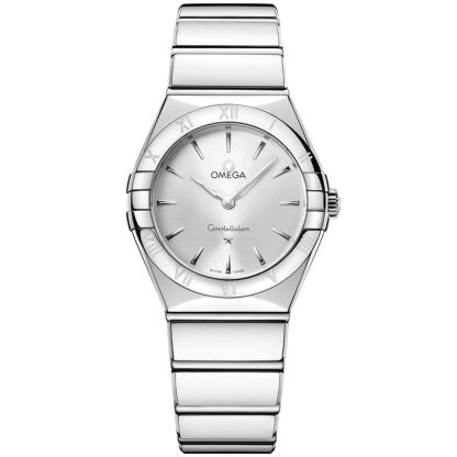Omega Neu Constellation 28 mm, Stahl mit Stahlarmband 131.10.28.60.02.002
