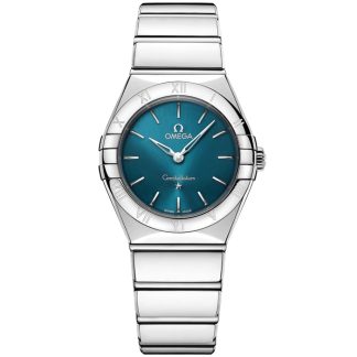 Omega Neu Constellation 28 mm, Stahl mit Stahlarmband 131.10.28.60.03.002