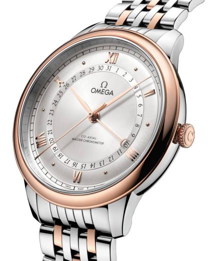 Omega Neu De Ville Prestige 42 mm, Stahl - Sedna™-Gold mit Stahl- und Sedna™-Goldband 434.20.42.22.02.001 – Bild 3