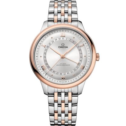 Omega Neu De Ville Prestige 42 mm, Stahl - Sedna™-Gold mit Stahl- und Sedna™-Goldband 434.20.42.22.02.001