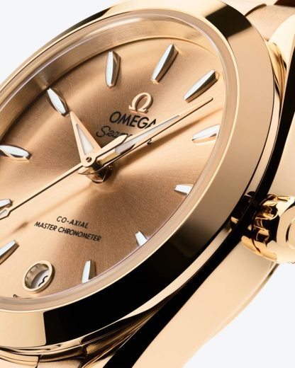 Omega Neu Seamaster Aqua Terra 150M 30 mm, Moonshine™-Gold mit Moonshine™-Gold 220.50.30.20.08.001 – Bild 3