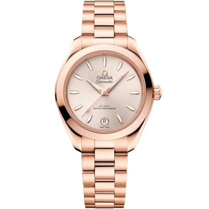 Omega Neu Seamaster Aqua Terra 150M 30 mm, Sedna™-Gold mit Sedna™-Goldband 220.50.30.20.09.001