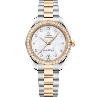Omega Neu Seamaster Aqua Terra 150M 30 mm, Stahl - Moonshine™-Gold mit Stahl - Moonshine™-Gold 220.25.30.20.55.001