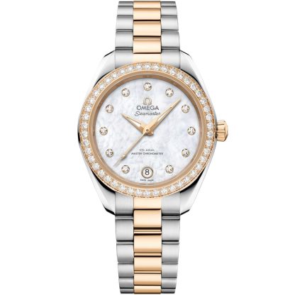 Omega Neu Seamaster Aqua Terra 150M 30 mm, Stahl - Moonshine™-Gold mit Stahl - Moonshine™-Gold 220.25.30.20.55.001