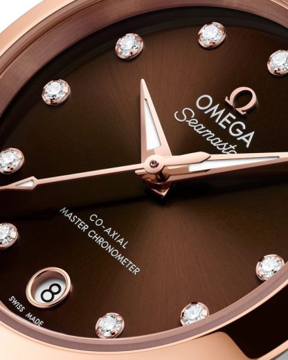 Omega Neu Seamaster Aqua Terra 150M 30 mm, Stahl - Sedna™-Gold mit Stahl- und Sedna™-Goldband 220.20.30.20.63.001 – Bild 4
