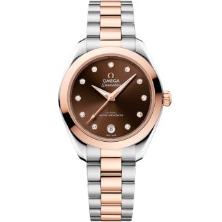 Omega Neu Seamaster Aqua Terra 150M 30 mm, Stahl - Sedna™-Gold mit Stahl- und Sedna™-Goldband 220.20.30.20.63.001