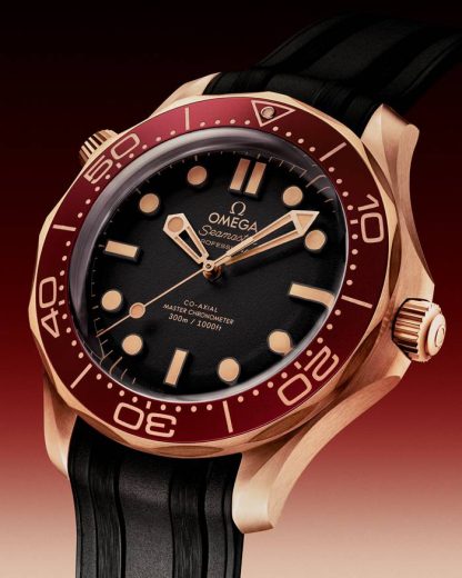 Omega Neu Seamaster Diver 300M 42 mm, Bronze Gold mit Kautschukband 210.92.42.20.01.003 – Bild 3