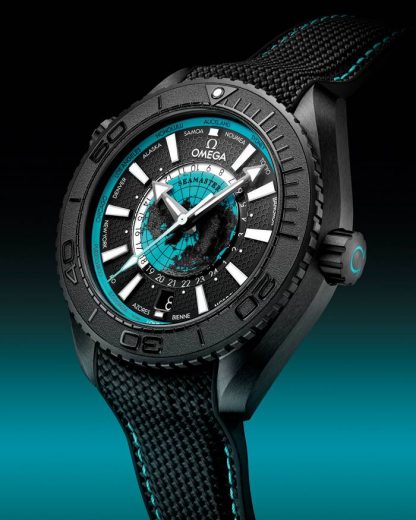Omega Neu Seamaster Planet Ocean 600M 45,5 mm, Schwarze Keramik mit Kautschukband 215.92.46.22.01.006 – Bild 4