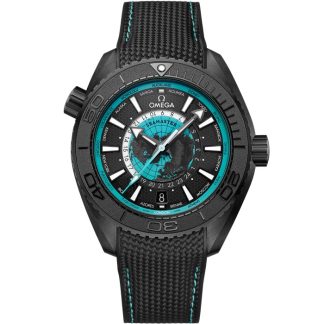 Omega Neu Seamaster Planet Ocean 600M 45,5 mm, Schwarze Keramik mit Kautschukband 215.92.46.22.01.006