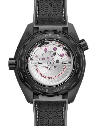 Omega Neu Seamaster Planet Ocean 600M 45,5 mm, Schwarze Keramik mit Kautschukband 215.92.46.22.01.007 – Bild 2
