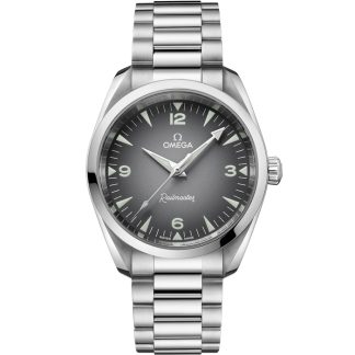 Omega Neu Seamaster Railmaster 38 mm, Stahl mit Stahlarmband 235.10.38.20.06.001