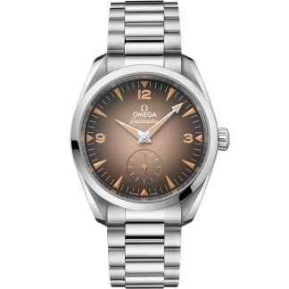 Omega Neu Seamaster Railmaster 38 mm, Stahl mit Stahlarmband 235.10.38.20.13.001