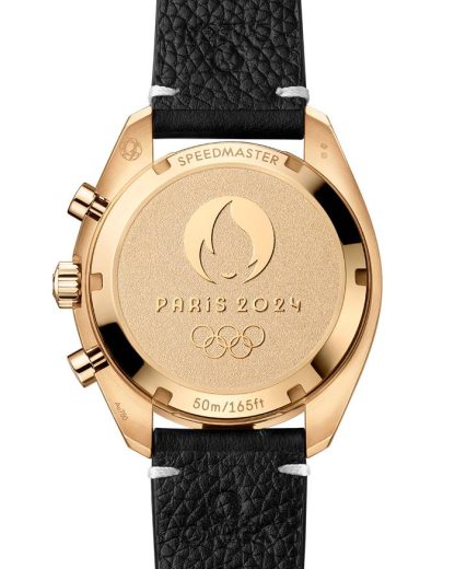Omega Paris 2024 Speedmaster Chronoscope 43 mm, Moonshine™-Gold mit Lederarmband 522.62.43.51.02.001 – Bild 2