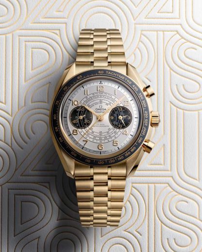 Omega Paris 2024 Speedmaster Chronoscope 43 mm, Moonshine™-Gold mit Moonshine™-Gold 522.60.43.51.02.001 – Bild 4