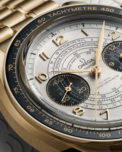 Omega Paris 2024 Speedmaster Chronoscope 43 mm, Moonshine™-Gold mit Moonshine™-Gold 522.60.43.51.02.001 – Bild 5