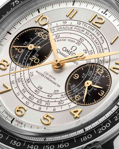 Omega Paris 2024 Speedmaster Chronoscope 43 mm, Stahl mit Lederarmband 522.32.43.51.02.001 – Bild 3
