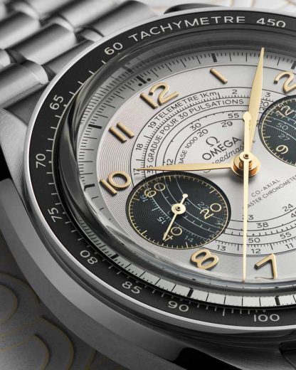 Omega Paris 2024 Speedmaster Chronoscope 43 mm, Stahl mit Stahlarmband 522.30.43.51.02.001 – Bild 4