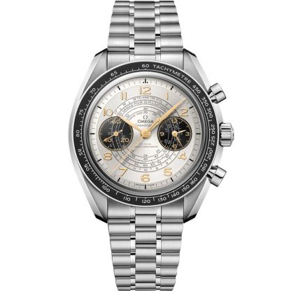 Omega Paris 2024 Speedmaster Chronoscope 43 mm, Stahl mit Stahlarmband 522.30.43.51.02.001