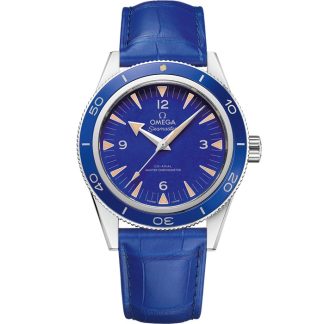 Omega Seamaster 300 41 mm, Platin mit Lederarmband 234.93.41.21.99.002
