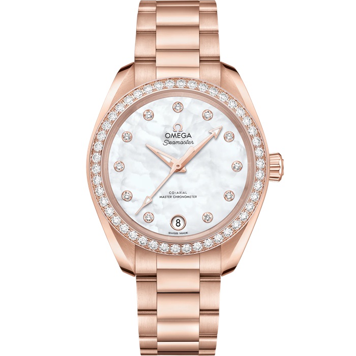 Omega Seamaster Aqua Terra 150M 34 mm, Sedna™-Gold mit Sedna™-Goldband 220.55.34.20.55.001