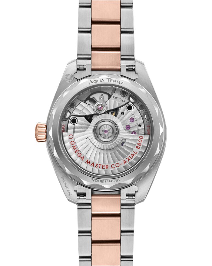 Omega Seamaster Aqua Terra 150M 34 mm, Stahl - Sedna™-Gold mit Stahl- und Sedna™-Goldband 220.20.34.20.06.001 – Bild 2