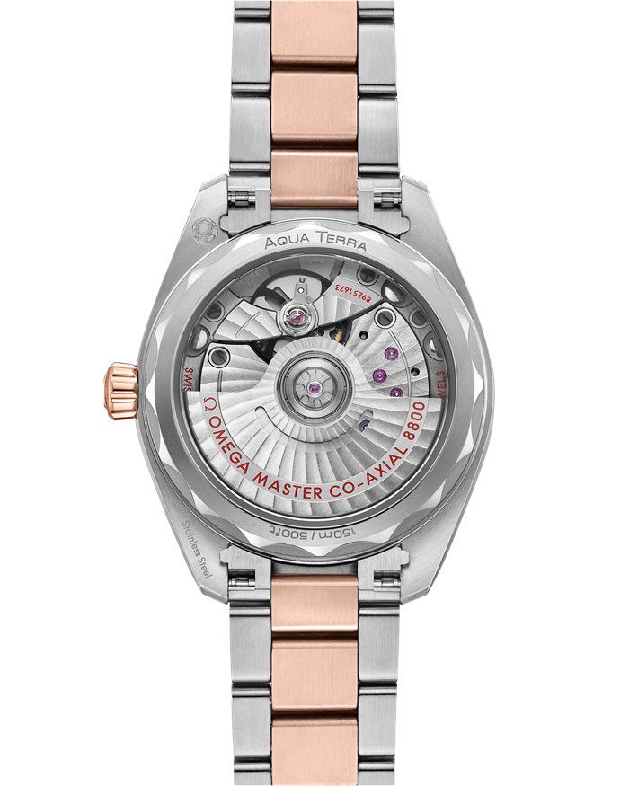 Omega Seamaster Aqua Terra 150M 34 mm, Stahl - Sedna™-Gold mit Stahl- und Sedna™-Goldband 220.20.34.20.59.001 – Bild 2