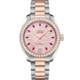 Omega Seamaster Aqua Terra 150M 34 mm, Stahl - Sedna™-Gold mit Stahl- und Sedna™-Goldband 220.25.34.20.60.001