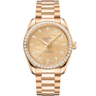 Omega Seamaster Aqua Terra 150M 38 mm, Moonshine™-Gold mit Moonshine™-Gold 220.55.38.20.99.002