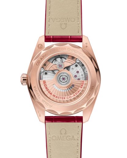 Omega Seamaster Aqua Terra 150M 38 mm, Sedna™-Gold mit Lederarmband 220.58.38.20.55.002 – Bild 2