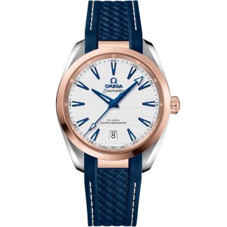 Omega Seamaster Aqua Terra 150M 38 mm, Stahl - Sedna™-Gold mit Kautschukband 220.22.38.20.02.001