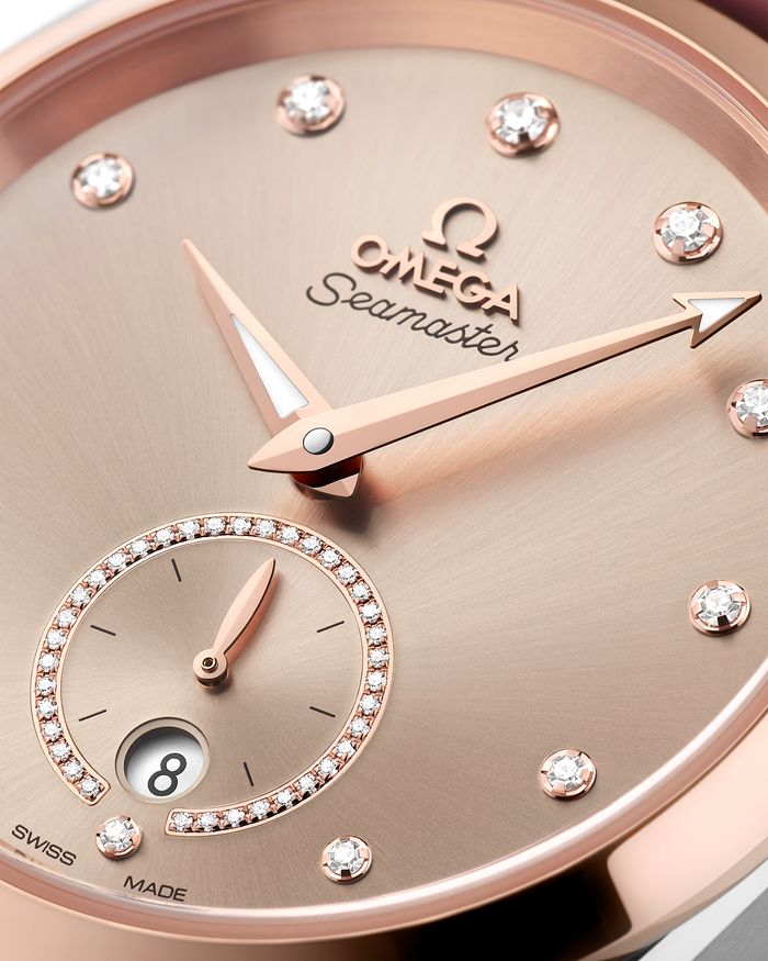 Omega Seamaster Aqua Terra 150M 38 mm, Stahl - Sedna™-Gold mit Lederarmband 220.23.38.20.59.001 – Bild 3