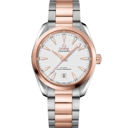 Omega Seamaster Aqua Terra 150M 38 mm, Stahl - Sedna™-Gold mit Stahl- und Sedna™-Goldband 220.20.38.20.02.001