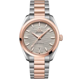 Omega Seamaster Aqua Terra 150M 38 mm, Stahl - Sedna™-Gold mit Stahl- und Sedna™-Goldband 220.20.38.20.06.001