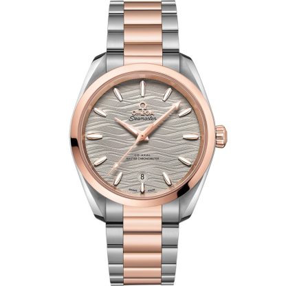 Omega Seamaster Aqua Terra 150M 38 mm, Stahl - Sedna™-Gold mit Stahl- und Sedna™-Goldband 220.20.38.20.06.001