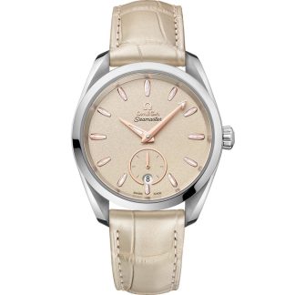 Omega Seamaster Aqua Terra 150M 38 mm, Stahl mit Lederarmband 220.13.38.20.09.001